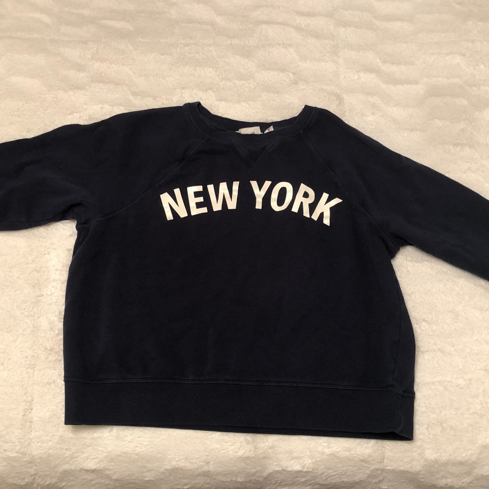Navy Blue New York Pullover